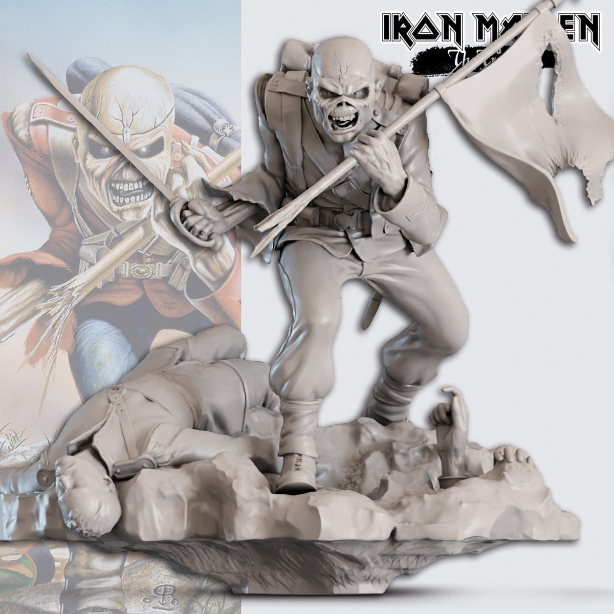 iron-maiden-miniatures-the-trooper-miniatur-75mm-resin-unbemalt image 8