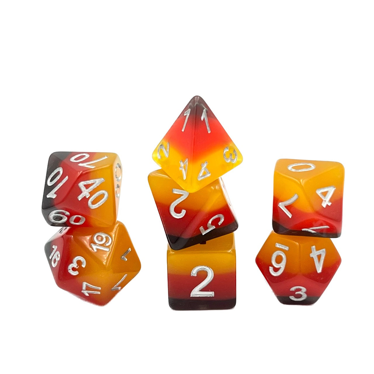 dice4friends-7-teiliges-rpg-w-rfelset-mehrfarbig-amber-w-rfel image 1