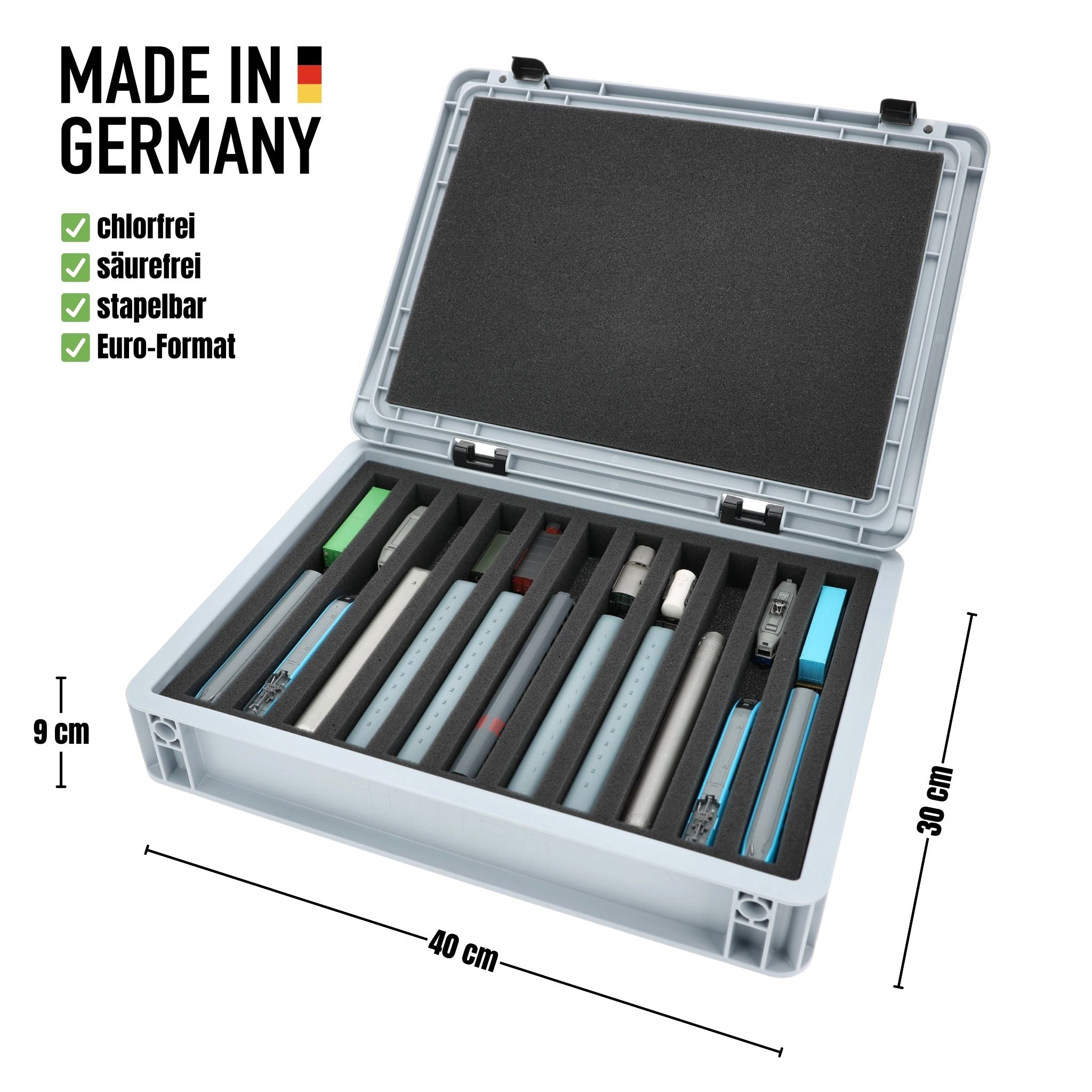 feldherr-model-train-eurobox-40x30-box-spur-n-11-f-cher-stehend image 2
