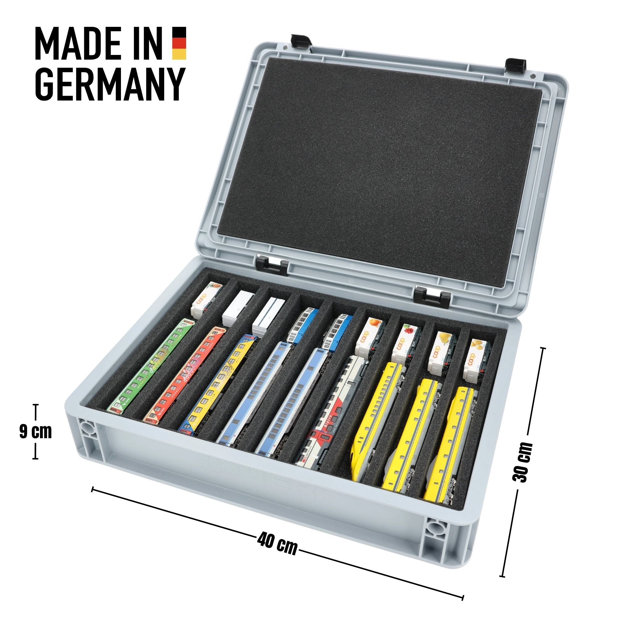 feldherr-model-train-eurobox-40x30-schaumstoffbox-spur-n-9-f-cher image 1