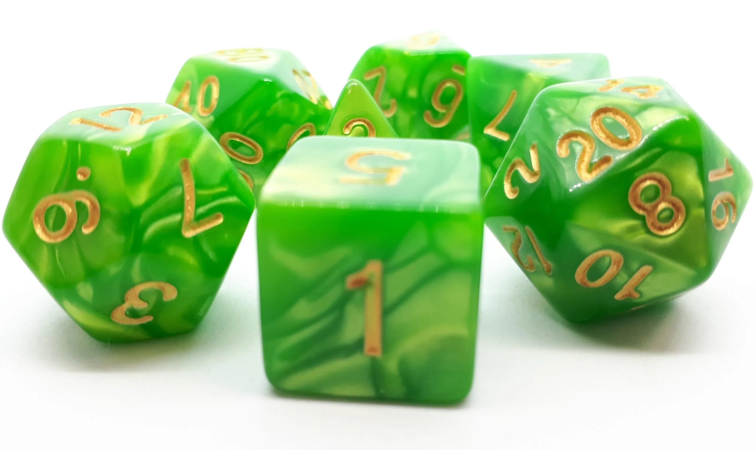 dice4friends-pearl-grass-gold-w-rfelset-7-teilig-gr-n image 2