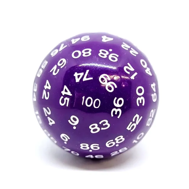 dice4friends-sonderwu00fcrfel-d100-wu00fcrfel-lila-weiu00df-einzelwu00fcrfel image 1
