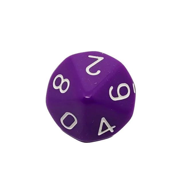 dice4friends-einzelw-rfel-d10-w-rfel-lila-wei-0-9 image 1