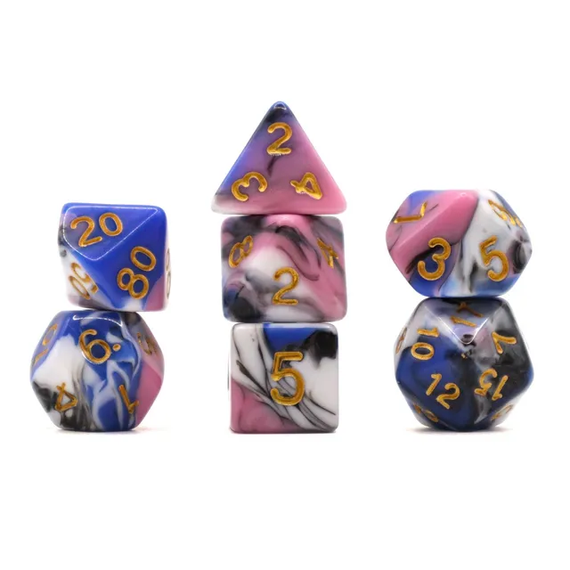 dice4friends-7-teiliges-rpg-w-rfelset-merlin-w-rfel-7er-mehrfarbig image 1