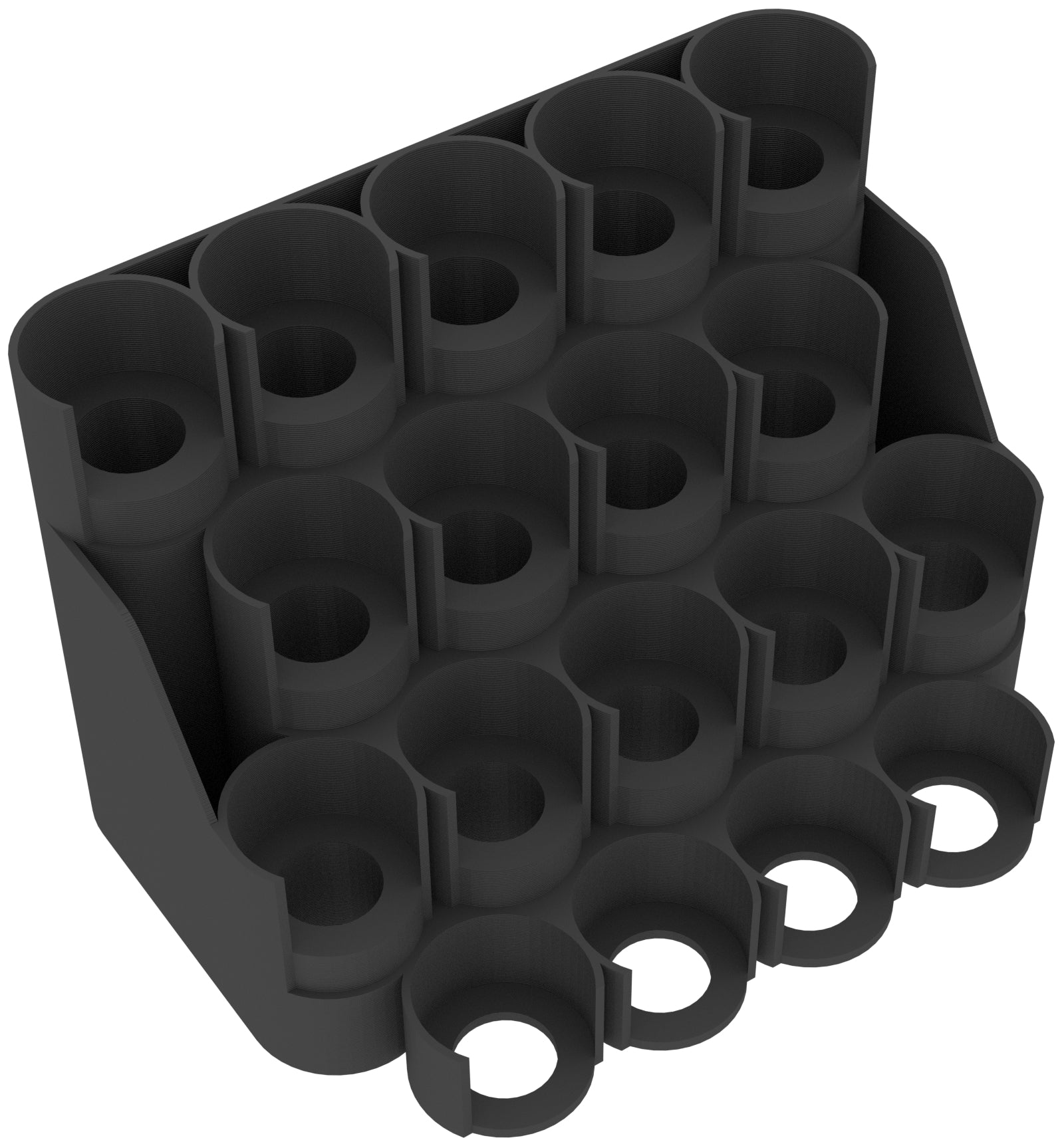 feldherr-paint-rack-farbdisplay-f-r-18-flaschen-schwarz image 6