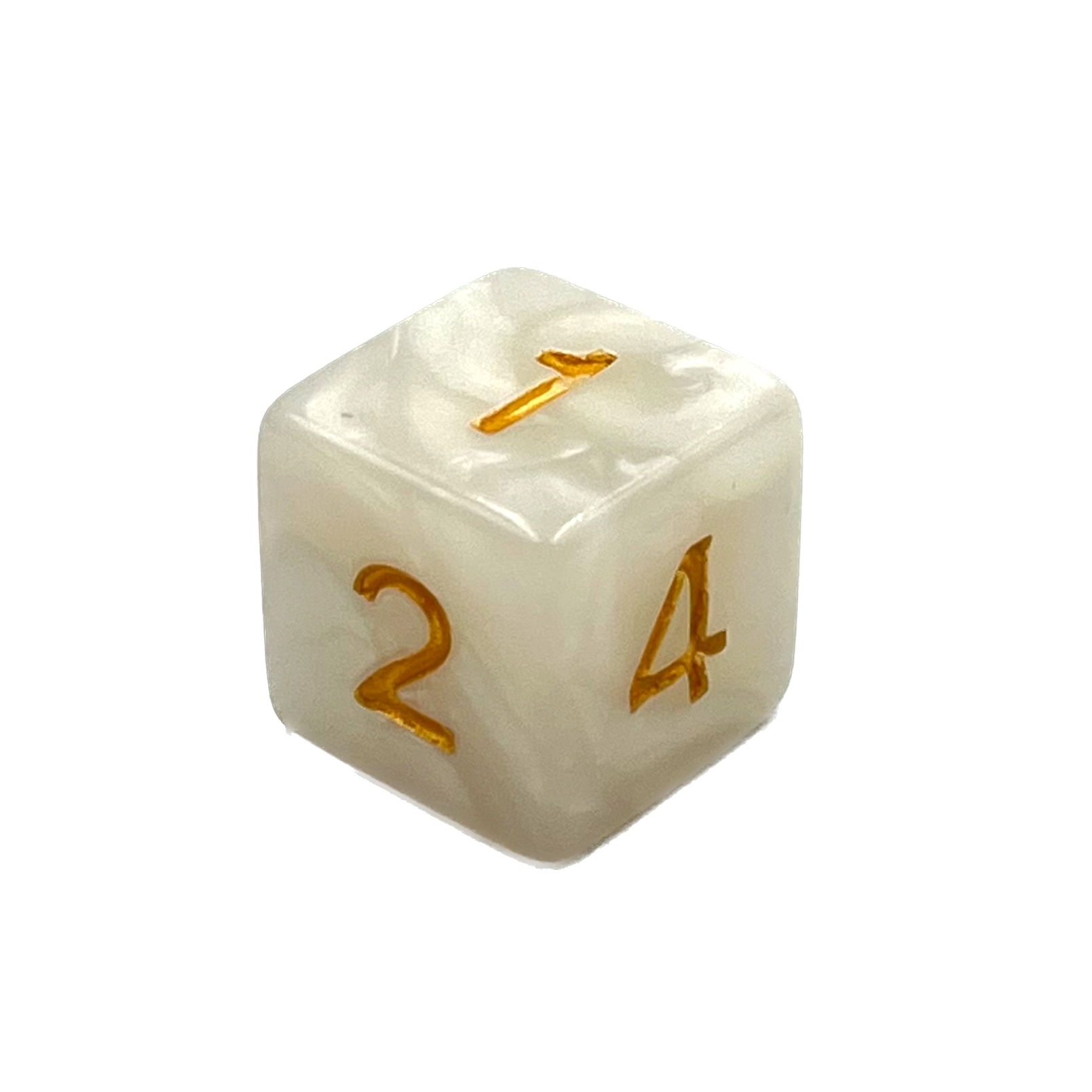 dice4friends-d6-augenw-rfel-pearl-white-gold-w6-wei-1-st-ck image 1