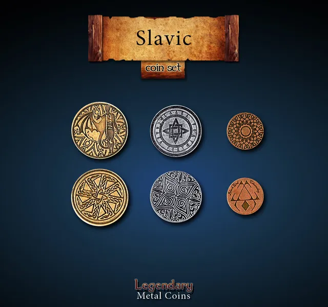 drawlab-legendary-metal-coins-slavic-m-nzset-20-teilig image 1
