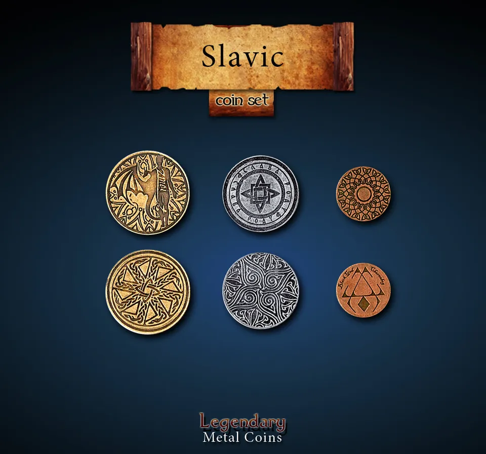 drawlab-legendary-metal-coins-slavic-m-nzset-20-teilig image 1