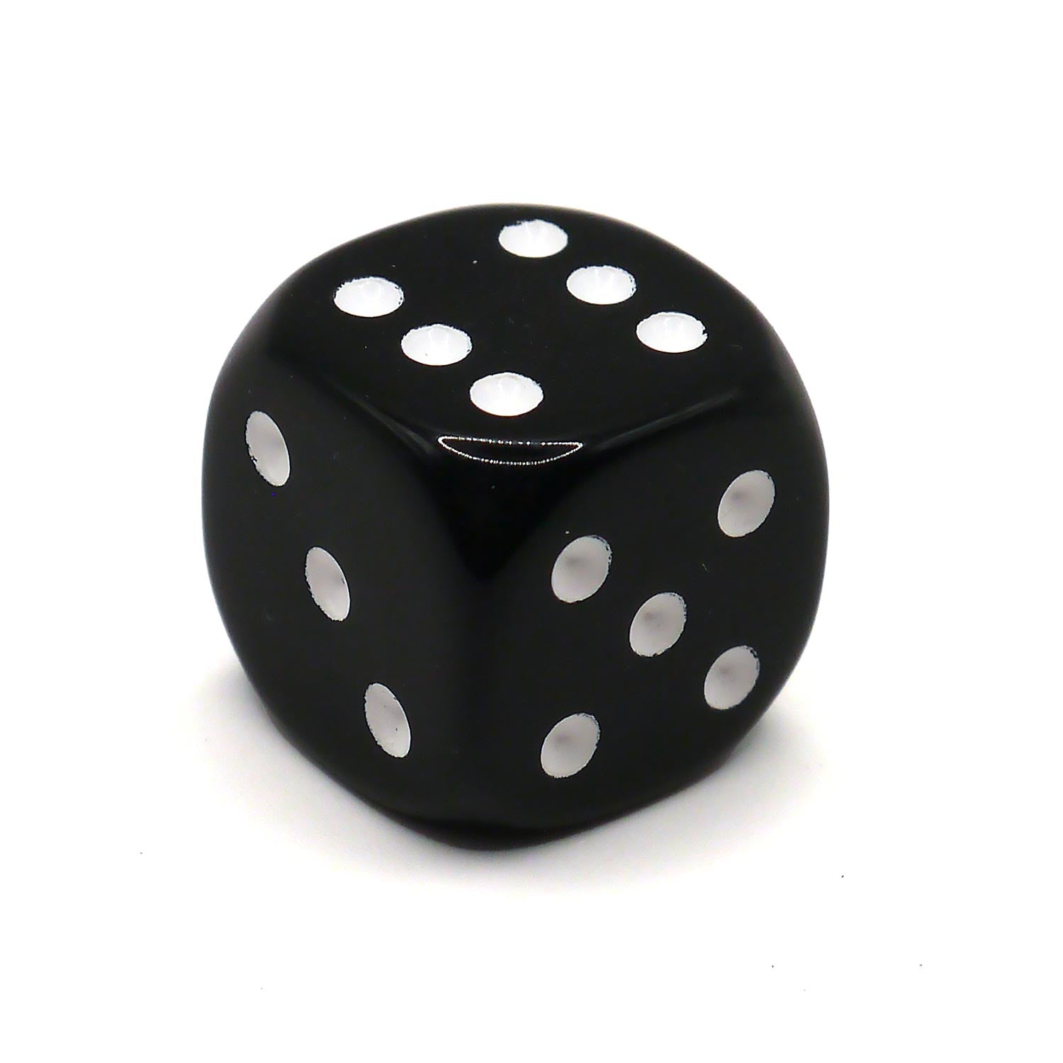 dice4friends-d6-seniorenwu00fcrfel-schwarz-22mm-augenwu00fcrfel image 1