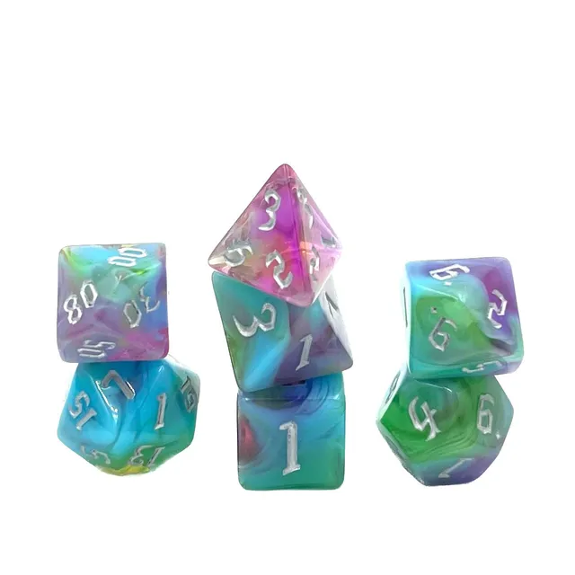 dice4friends-7-teiliges-rpg-w-rfelset-amethyst-sunset-w-rfel-7er image 1