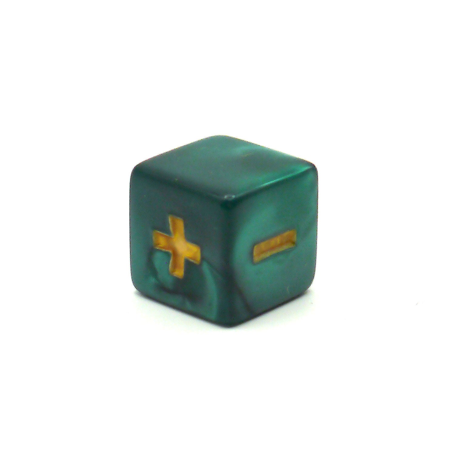 dice4friends-fate-fudge-w-rfel-marble-darkgreen-sonderw-rfel image 2