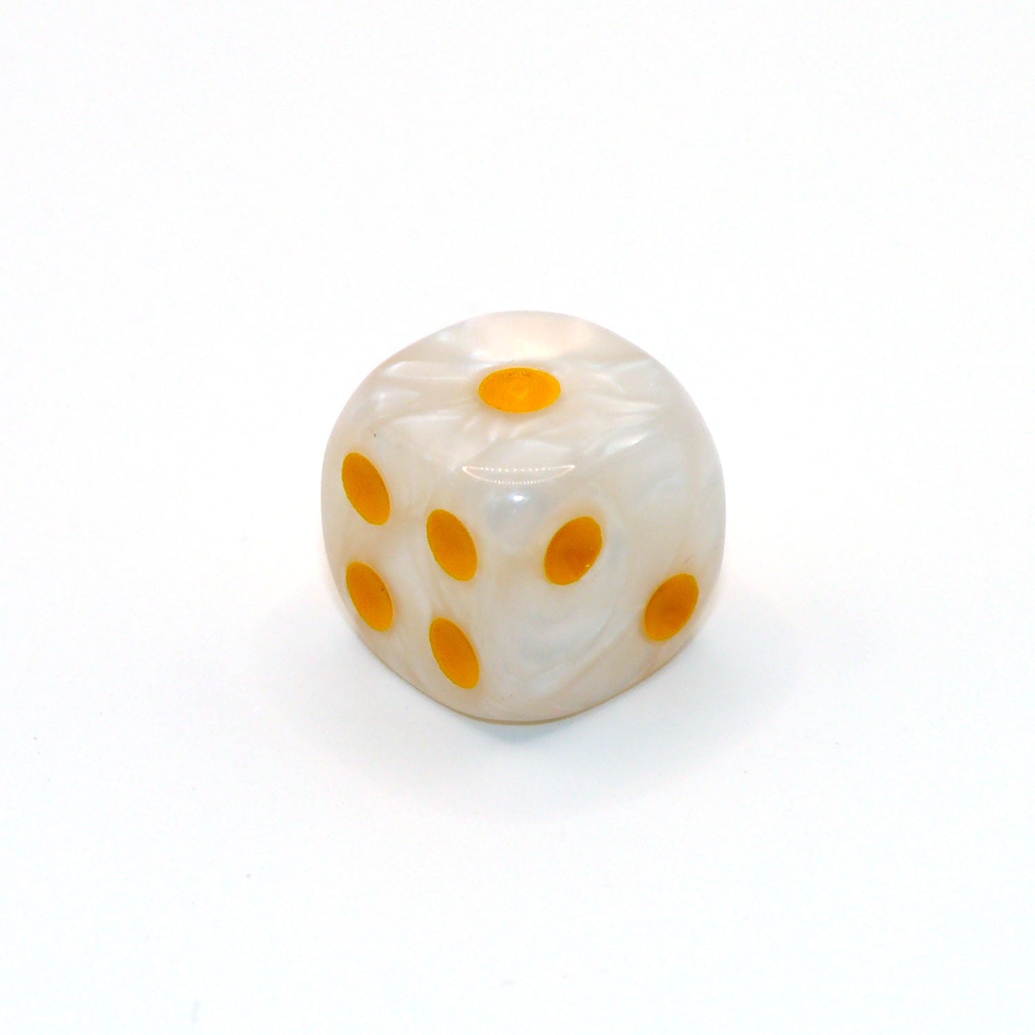 dice4friends-d6-augenw-rfel-pearl-white-gold-16mm-einzeln image 1