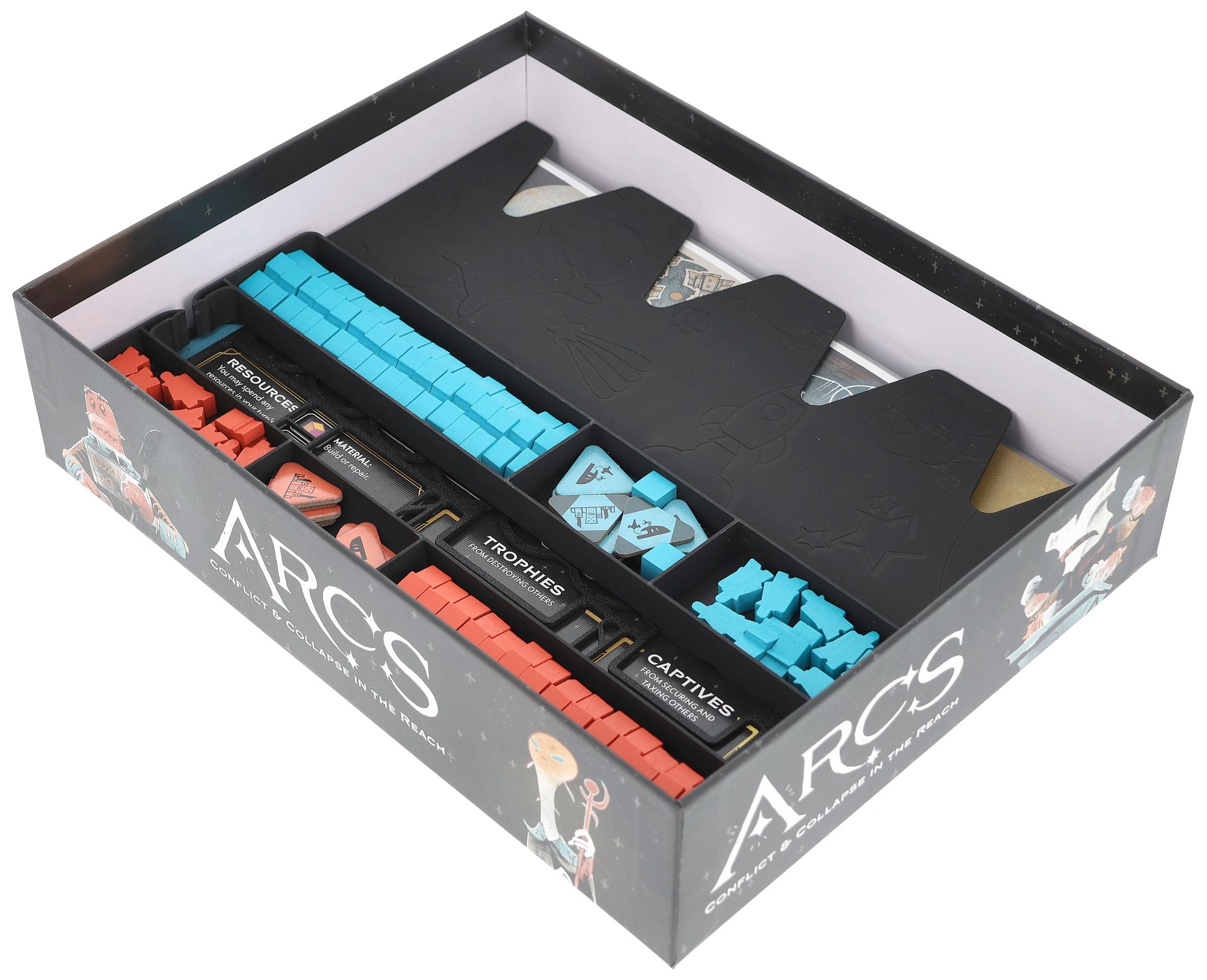 feldherr-accessories-arcs-organizer-insert-grundspiel-box image 3