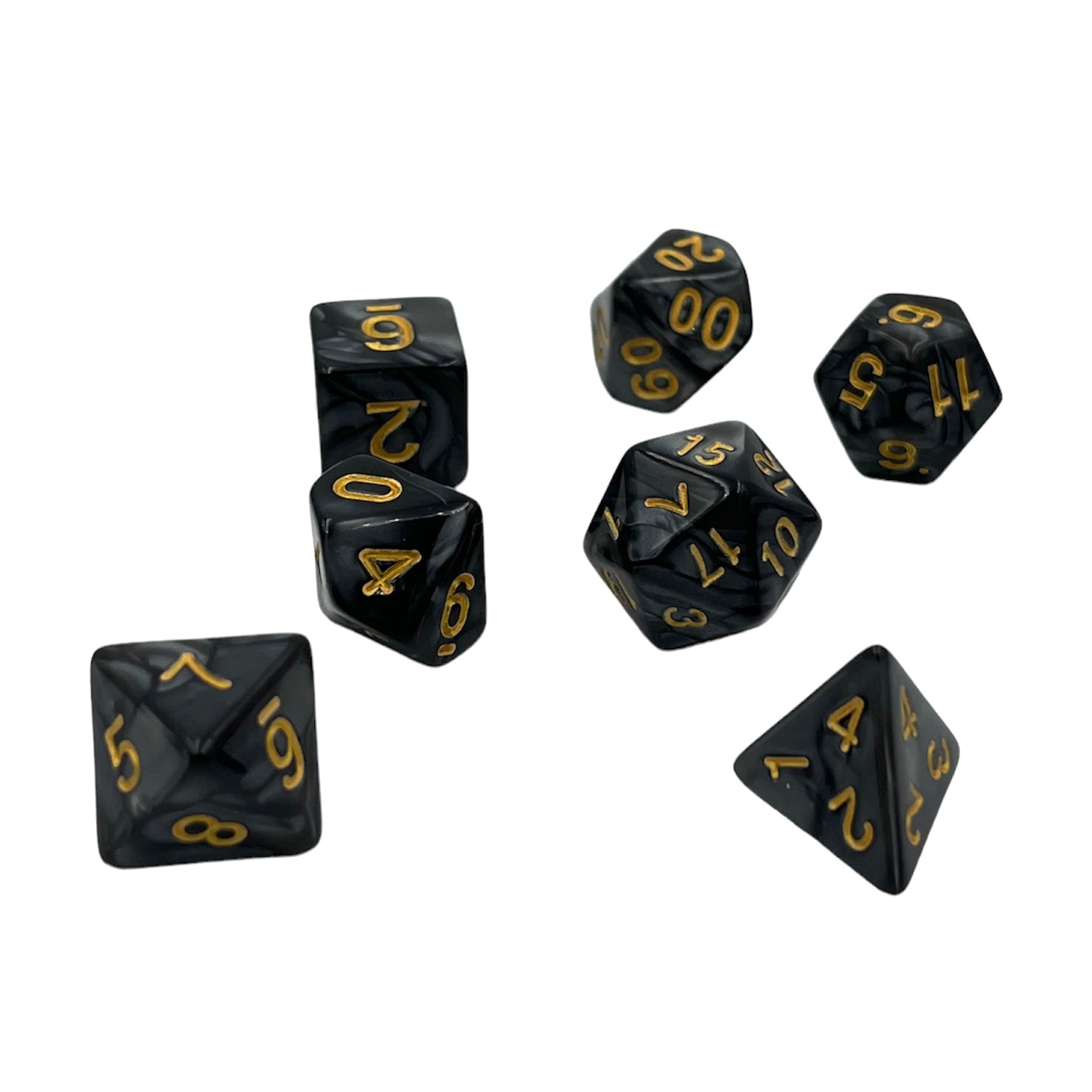 dice4friends-7-teiliges-rpg-w-rfelset-pearl-black-gold-w-rfel image 3