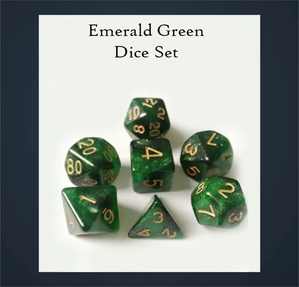 drawlab-emerald-green-rpg-w-rfelset-7-teilig-gr-n image 1