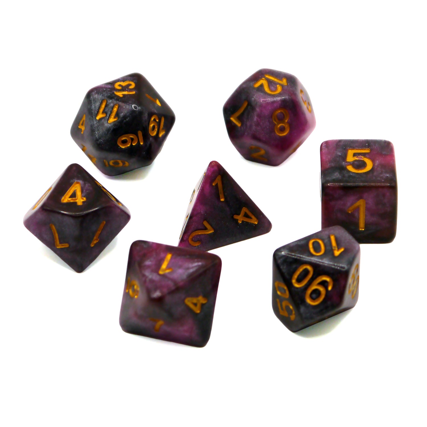 dice4friends-rpg-w-rfelset-galaxy-purple-w-rfel-7er-lila image 2