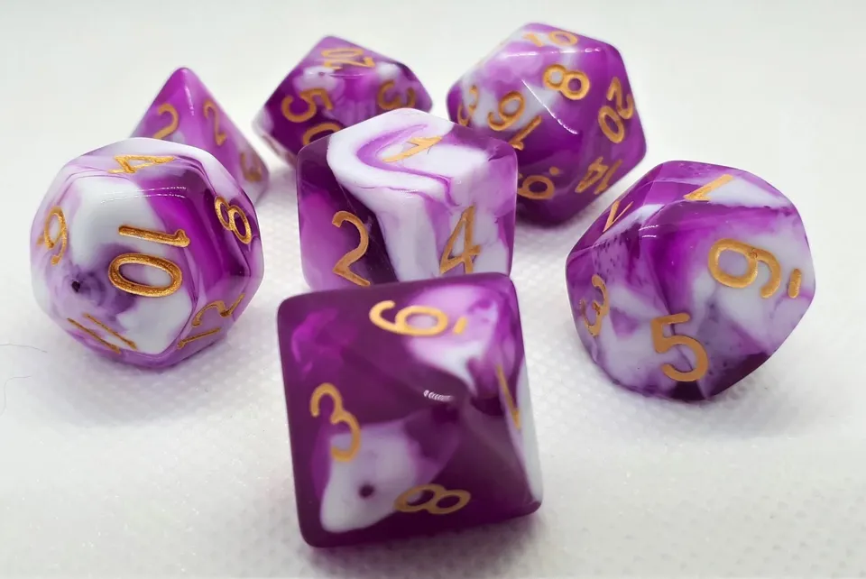 dice4friends-7-teiliges-rpg-w-rfelset-racing-purple-white-mehrfarbig image 1