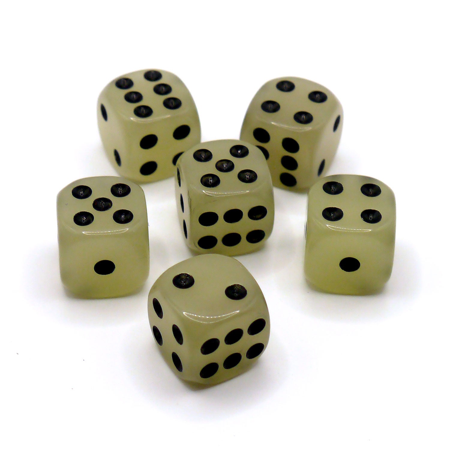 dice4friends-d6-augenw-rfel-set-glow-in-the-dark-6-w-rfel image 2
