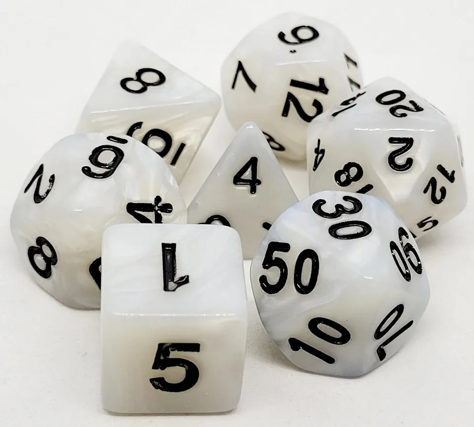 dice4friends-rpg-w-rfelset-7-teilig-pearl-white-black image 1