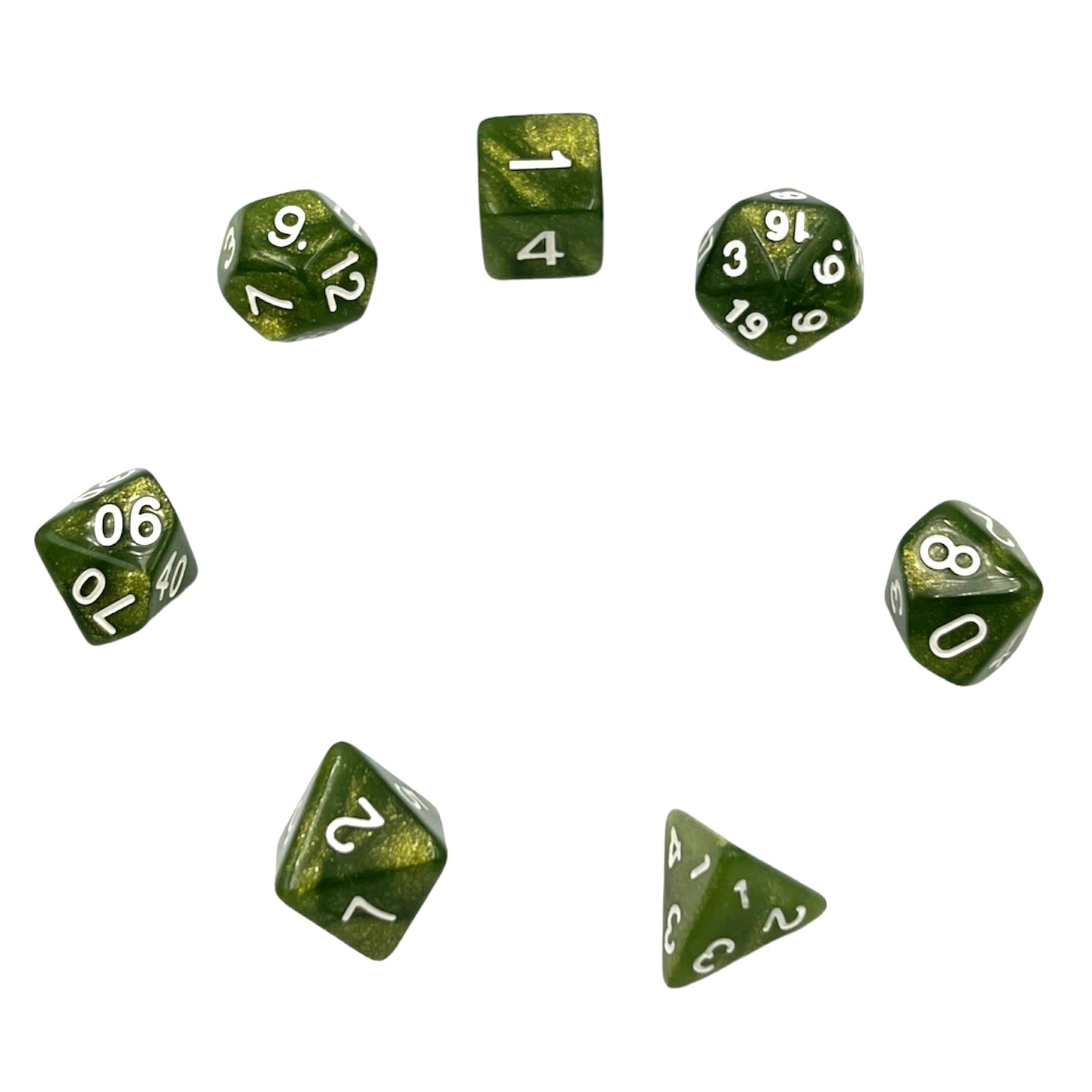 dice4friends-rpg-w-rfelset-galaxy-lightgreen-powder-7-teilig-gr-n image 2