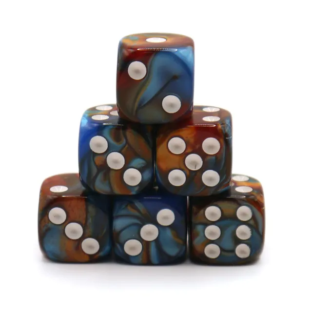 dice4friends-rusty-blue-d6-augenw-rfel-6er-set-16mm image 1