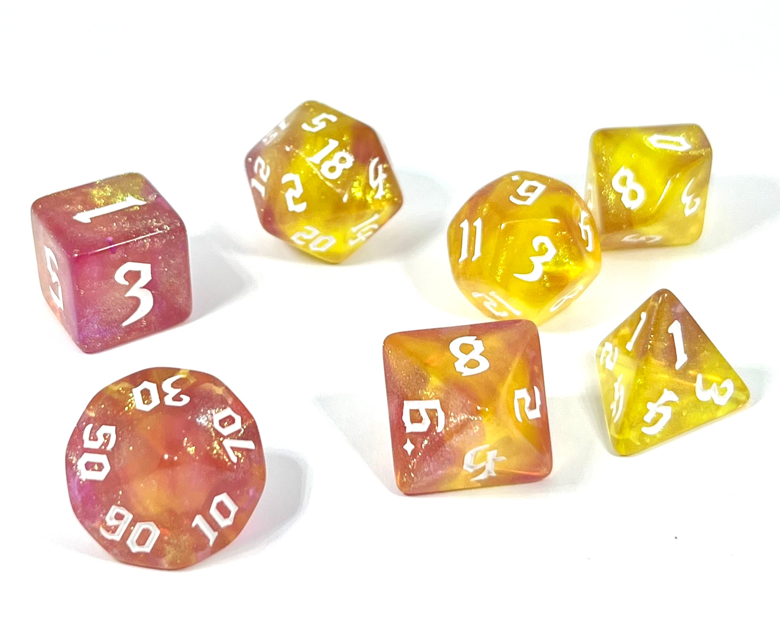 dice4friends-galaxy-rpg-w-rfelset-7-teilig-citrin-rose image 3