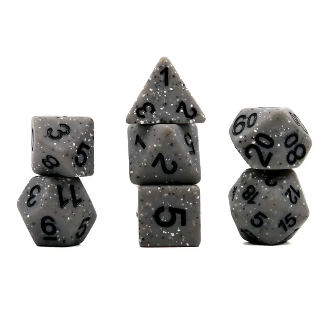 dice4friends-7-teiliges-rpg-w-rfelset-granite-grey-w-rfel image 1
