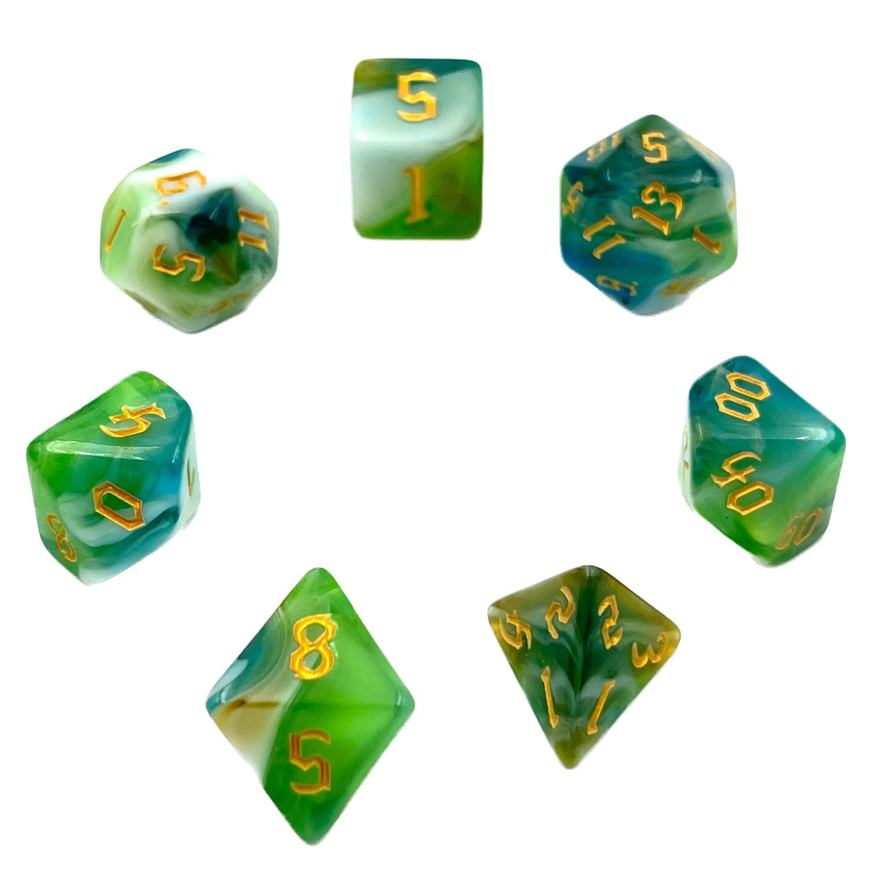 dice4friends-7-teiliges-rpg-w-rfelset-spring-breeze-mehrfarbig image 2