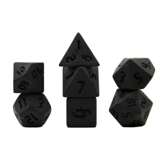 dice4friends-rpg-w-rfelset-7-teilig-ancient-carbon-celtic image 1