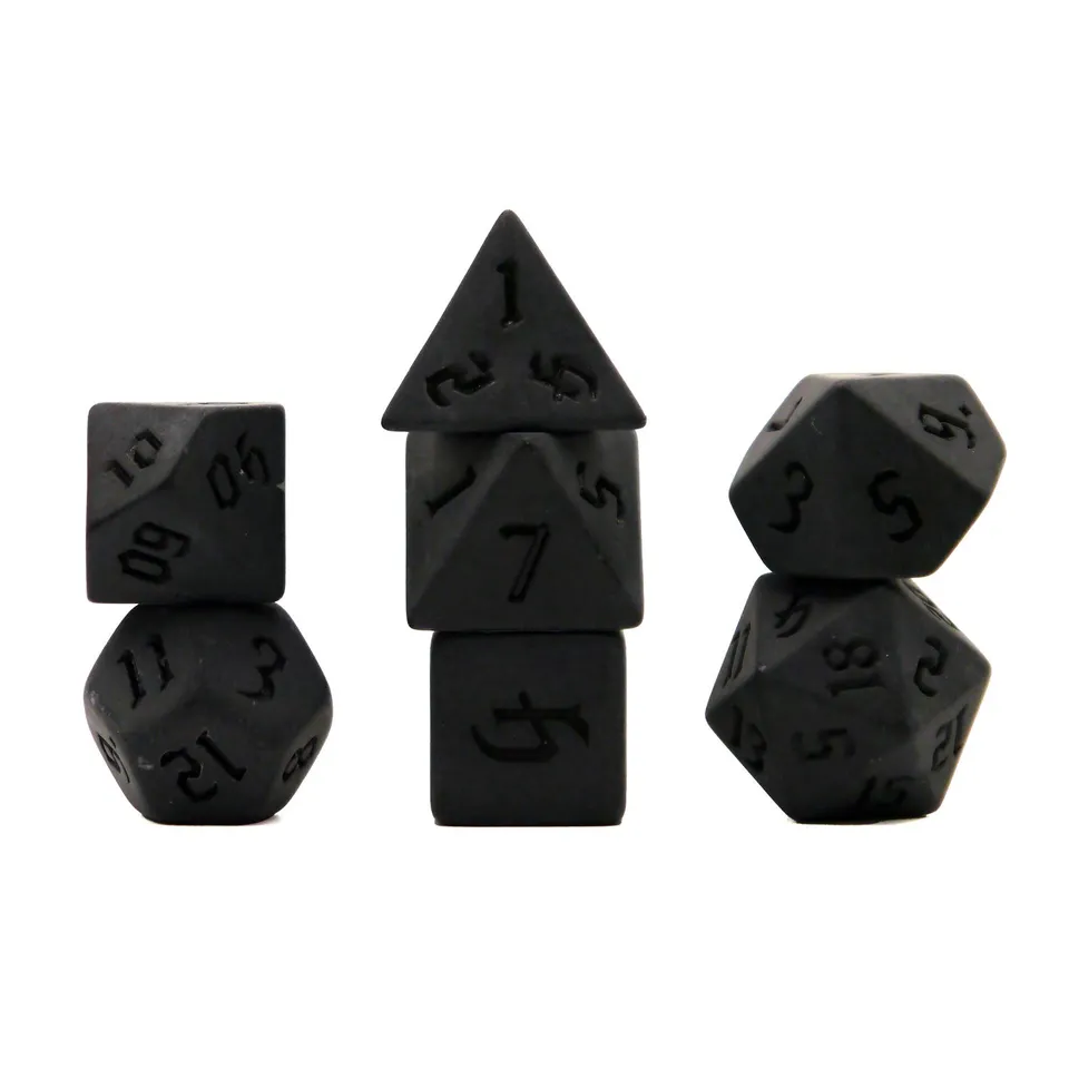 dice4friends-rpg-w-rfelset-7-teilig-ancient-carbon-celtic image 1