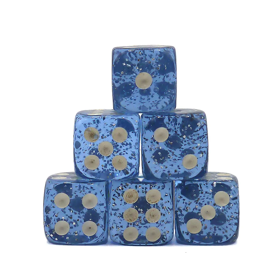 dice4friends-gef-llt-schatz-d6-12mm-w-rfelset-blau-wei-10-st-ck image 1