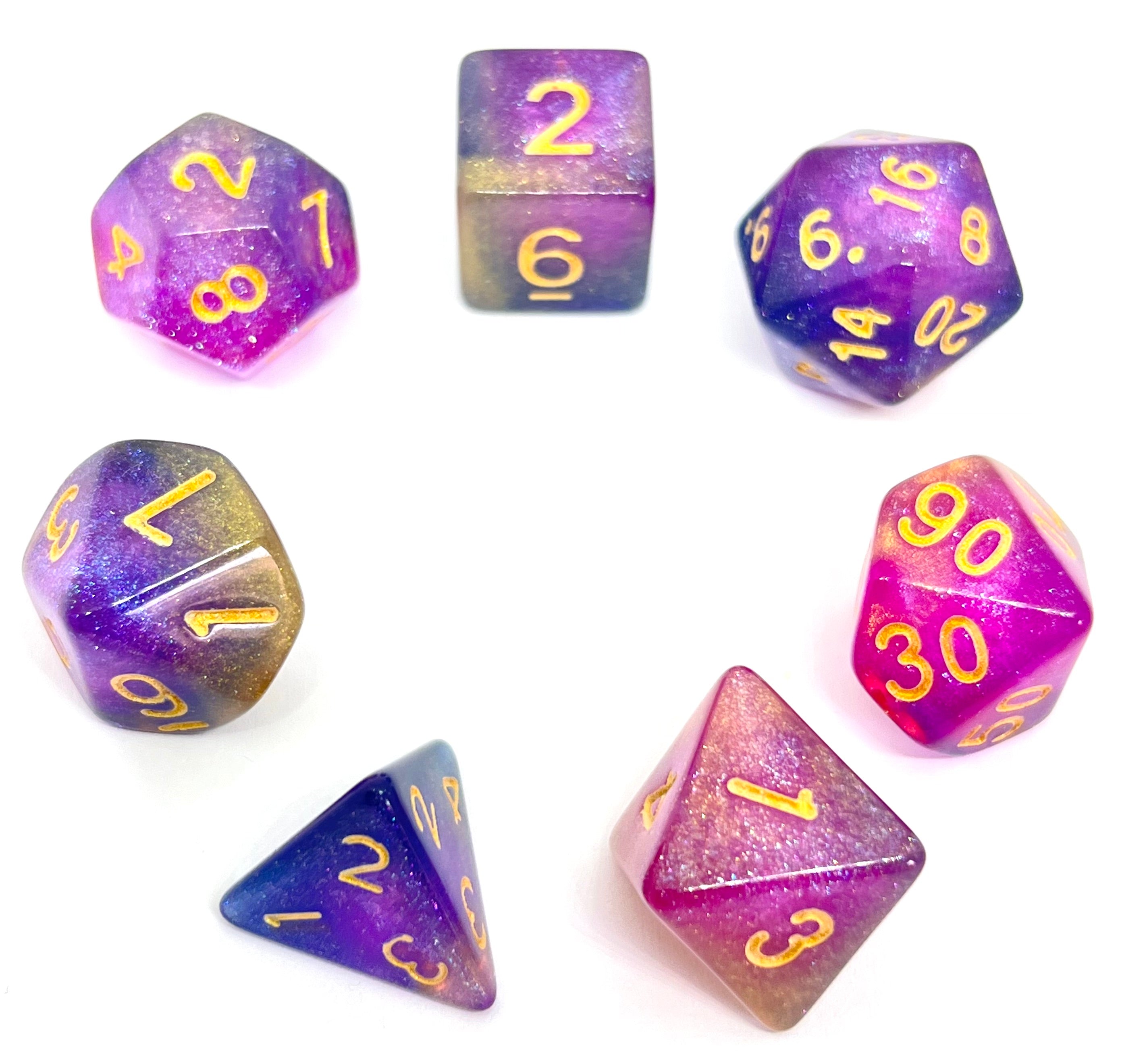 dice4friends-rpg-w-rfelset-galaxy-rainbow-w-rfel-7-teilig image 2