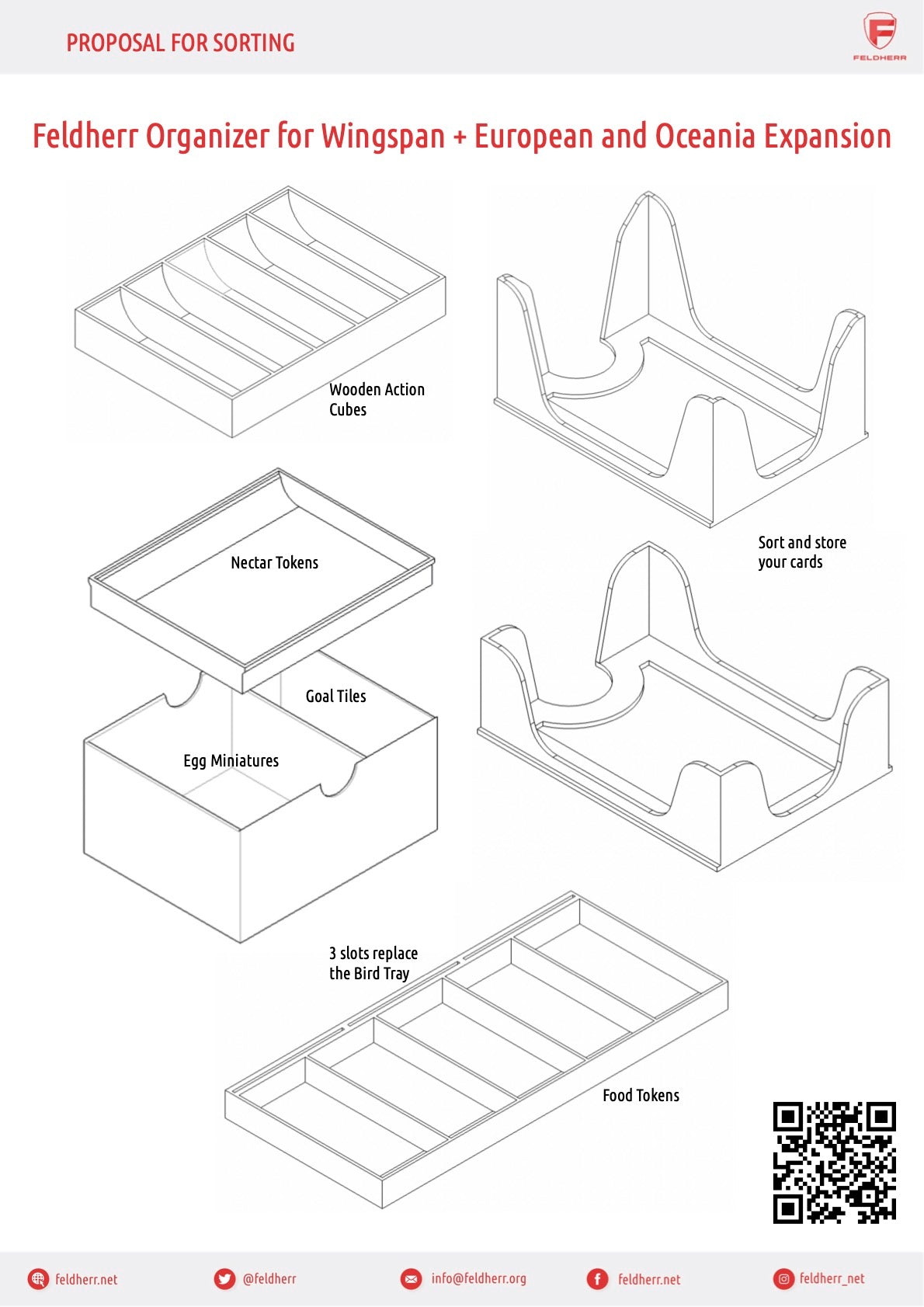 feldherr-accessories-organizer-insert-wingspan-europa-ozeanien image 5