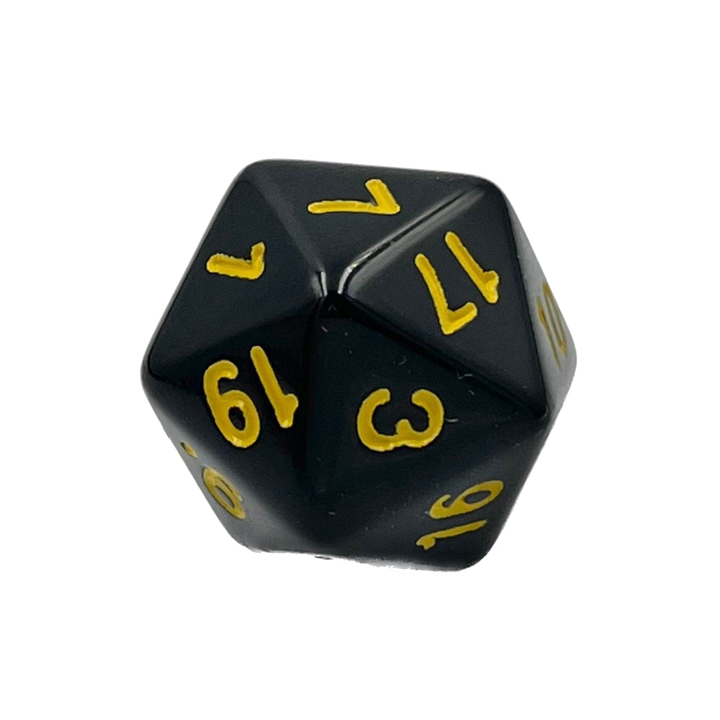dice4friends-d20-w-rfel-schwarz-gelb-einzelw-rfel-w20-acryl image 1