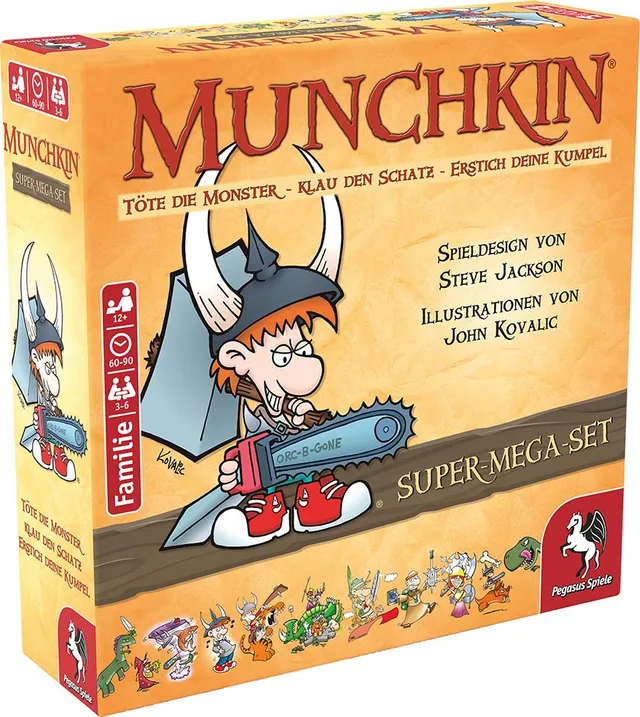 munchkin-fantasy-super-mega-set-kartenspiel-komplettset image 1