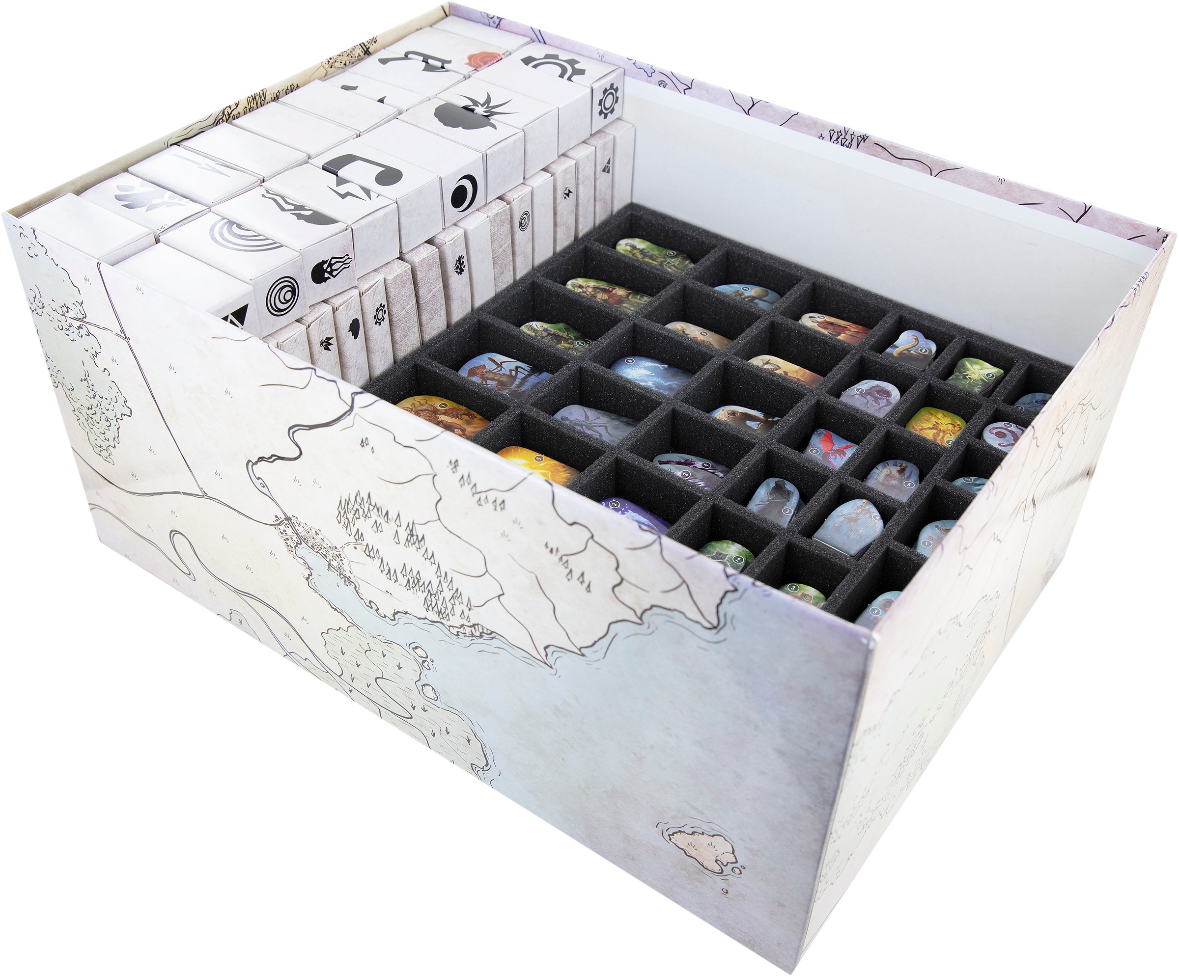 feldherr-card-holders-gloomhaven-organizer-set-schaum-kartenhalter image 2