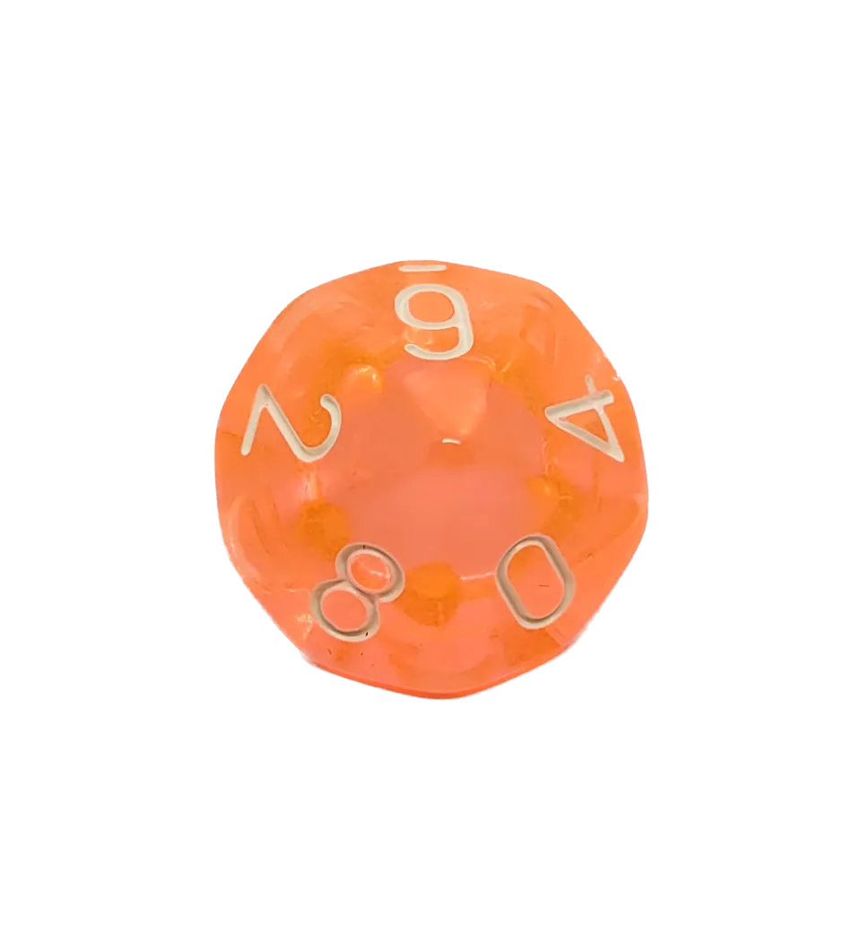 dice4friends-d10-w-rfel-transparent-coral-0-9-acryl image 1