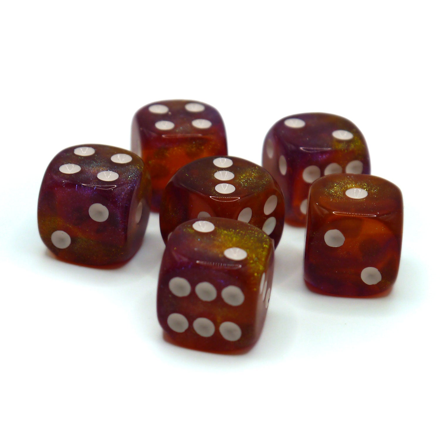 dice4friends-d6-w-rfelset-galaxy-augenw-rfel-sunset-6er-16mm image 3