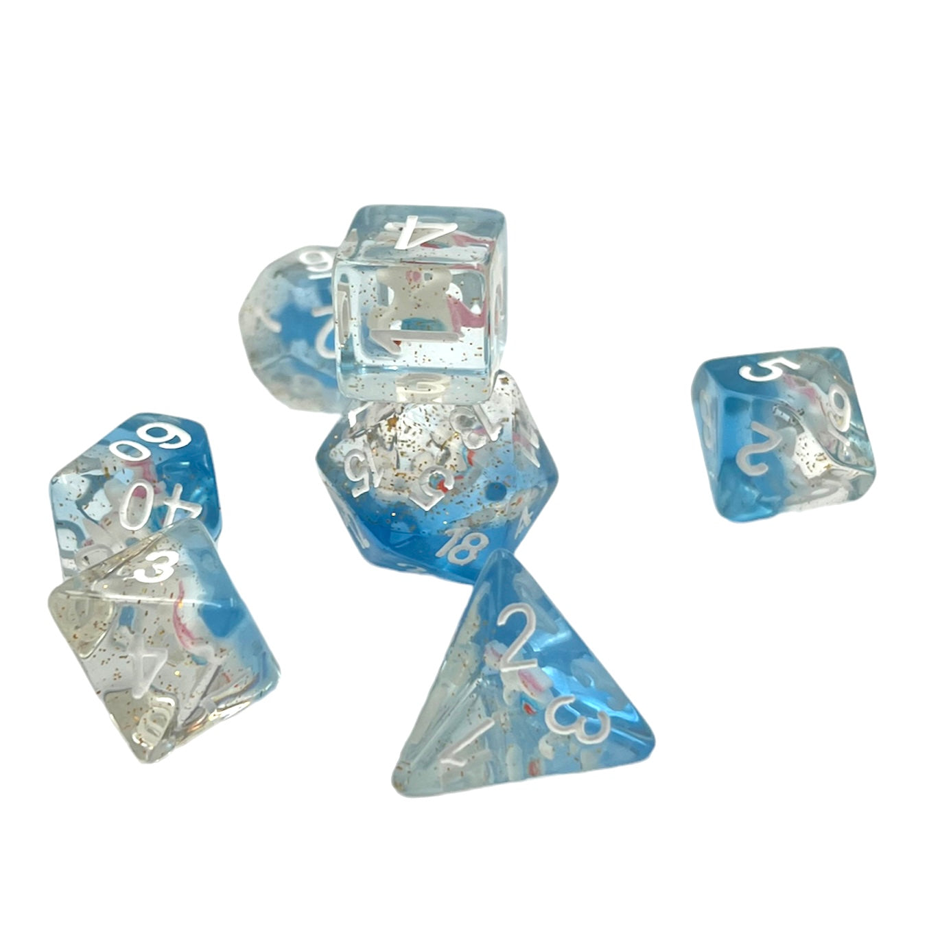 dice4friends-7-teiliges-rpg-w-rfelset-blue-unicorn-transparent image 3