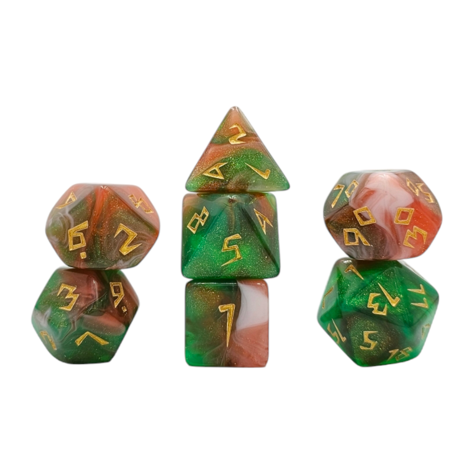 dice4friends-rpg-w-rfelset-galaxy-rose-w-rfel-7er-glitzer image 1