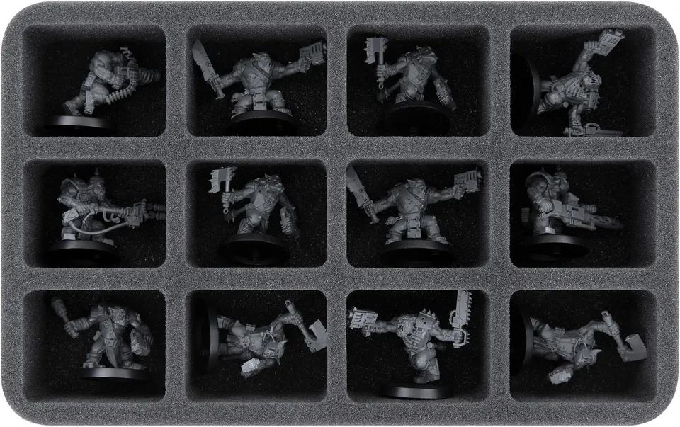 feldherr-hs050a094-schaumstoffeinlage-f-r-orks-12-f-cher-40k image 1