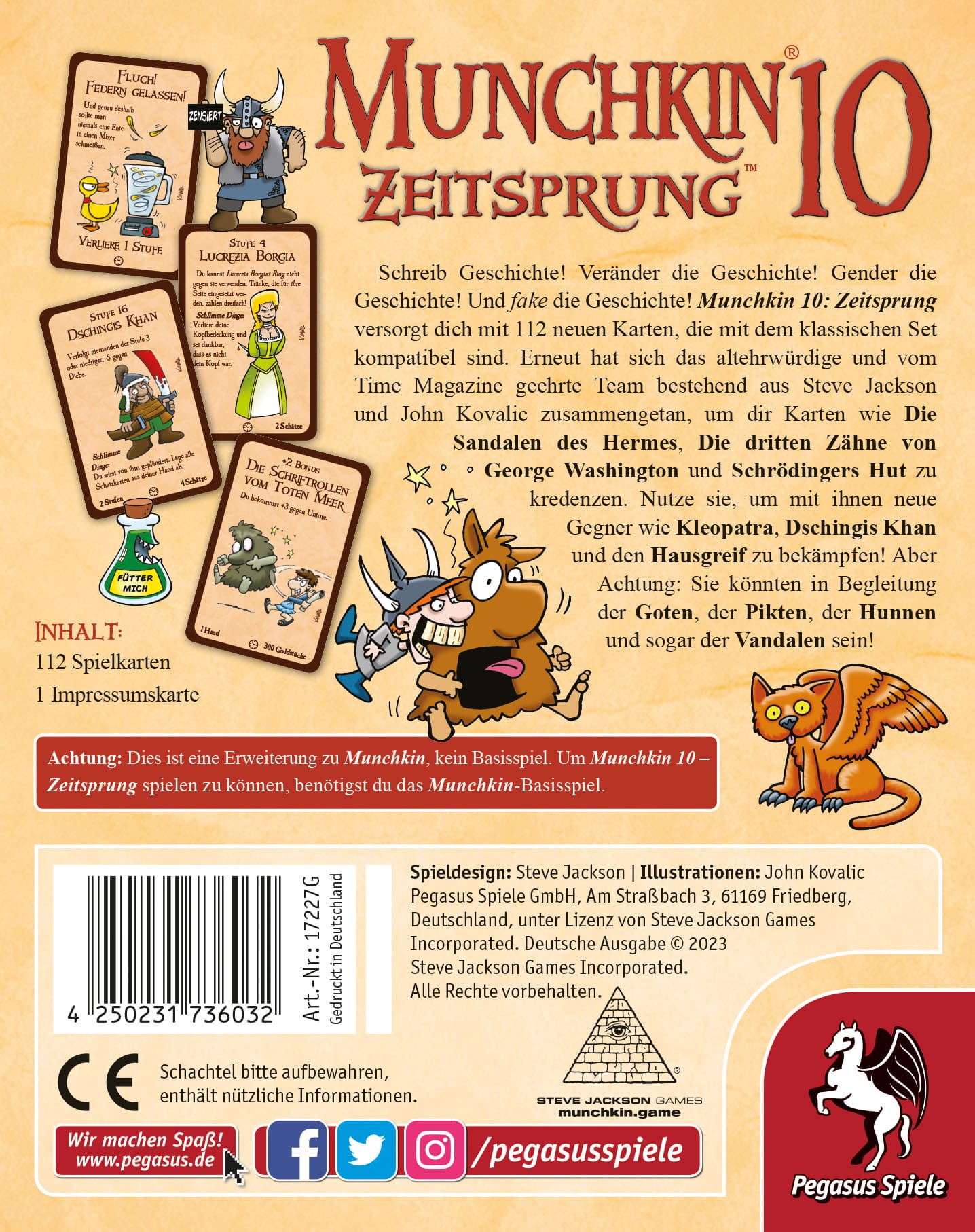 pegasus-spiele-munchkin-10-zeitsprung-erweiterung-112-karten image 3