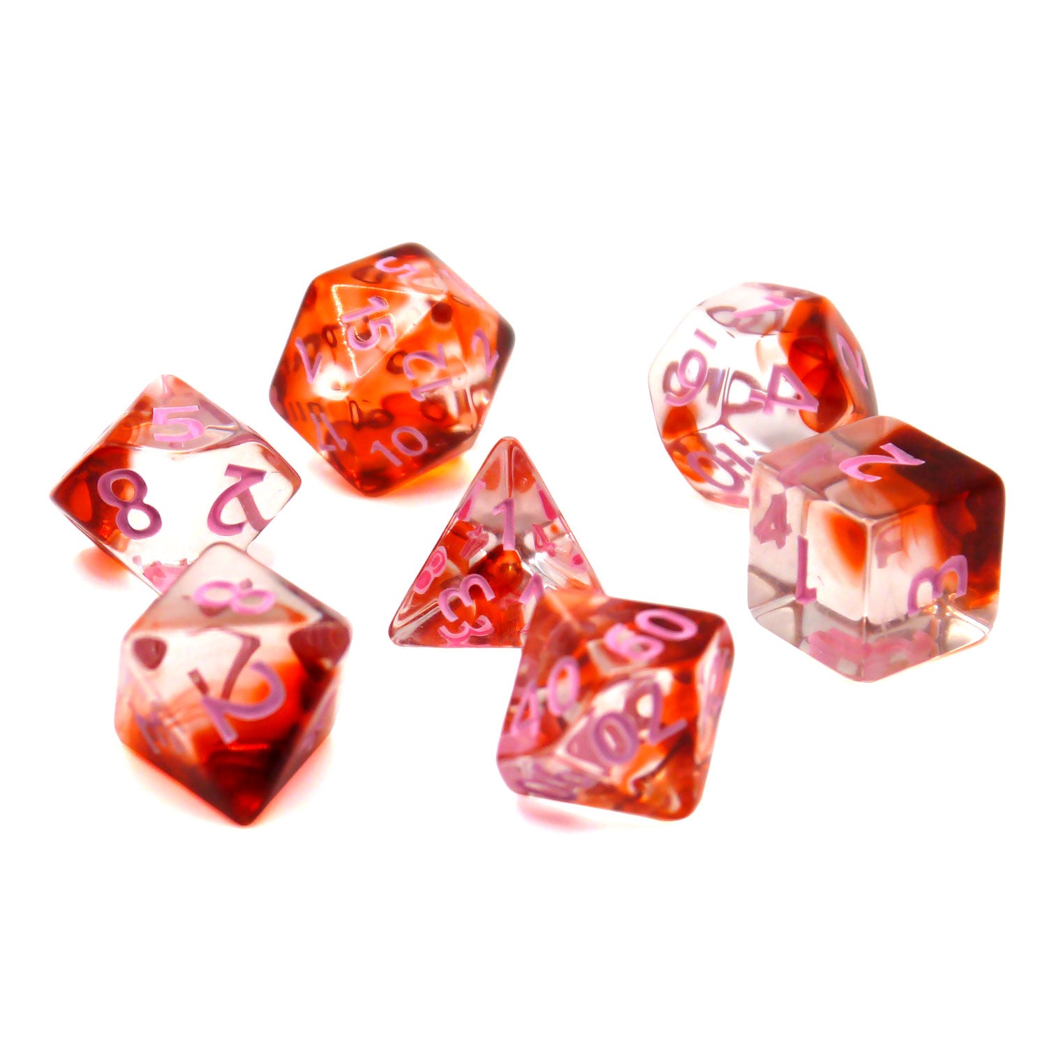 dice4friends-nebula-blood-7-teiliges-rpg-w-rfelset-transparent-rot image 2