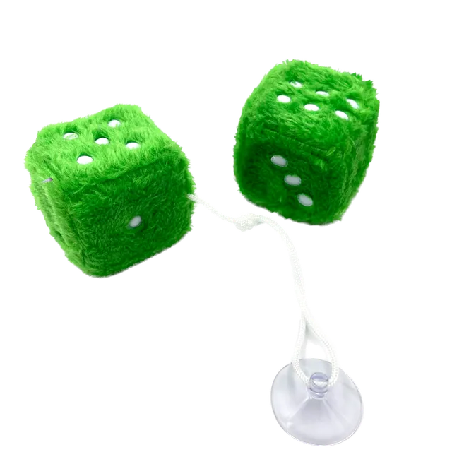 dice4friends-pl-schw-rfel-gr-n-2er-set-mit-saugnapf-auto image 1