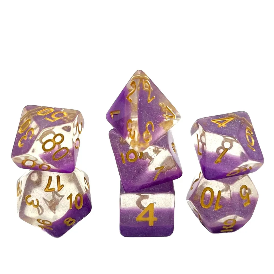 dice4friends-rpg-w-rfelset-galaxy-snowflake-purple-7-tlg image 1
