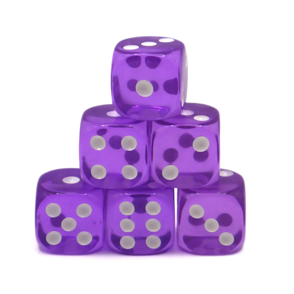 dice4friends-d6-w-rfelset-transparent-purple-16mm-6-w-rfel image 1