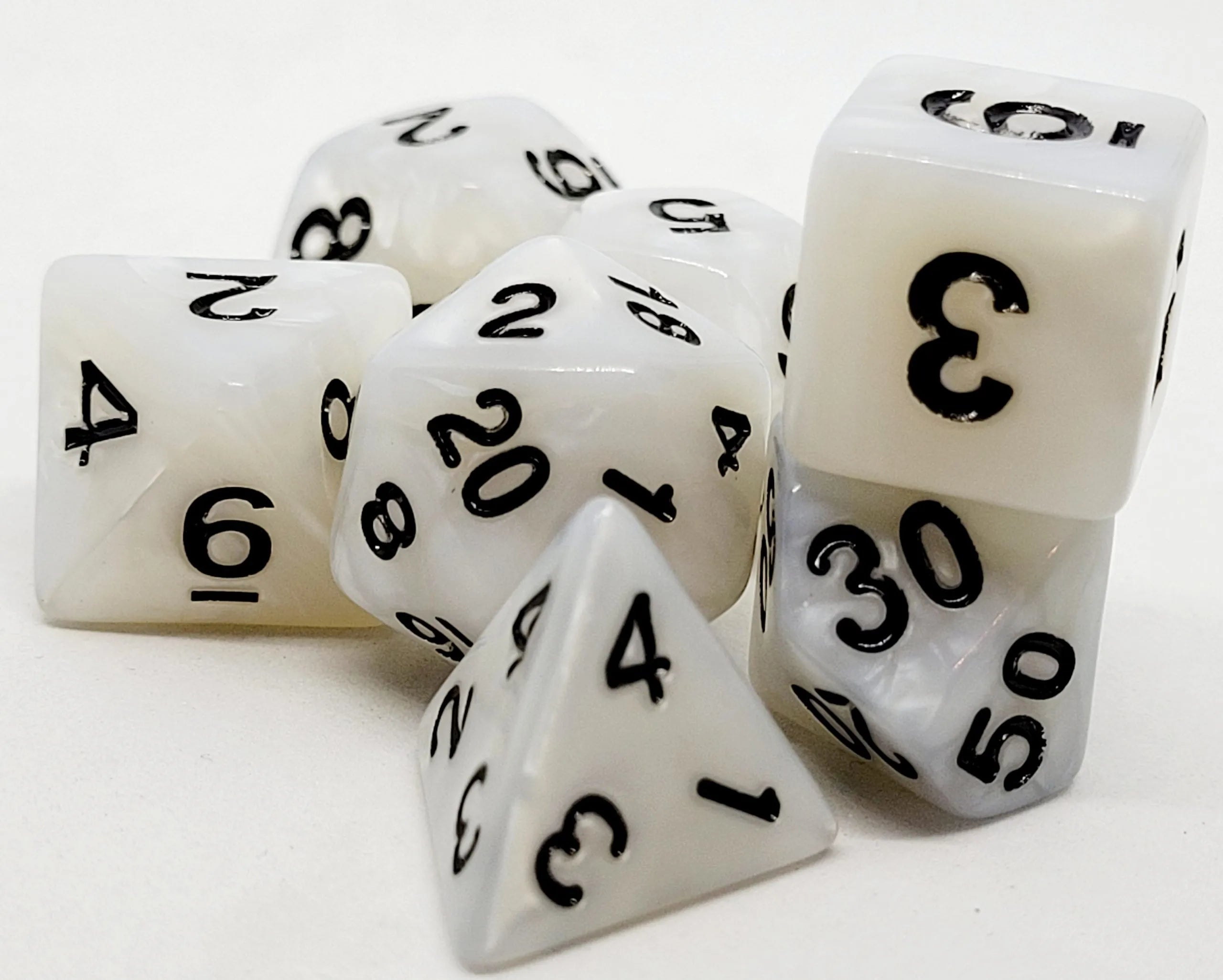 dice4friends-rpg-w-rfelset-7-teilig-pearl-white-black image 2