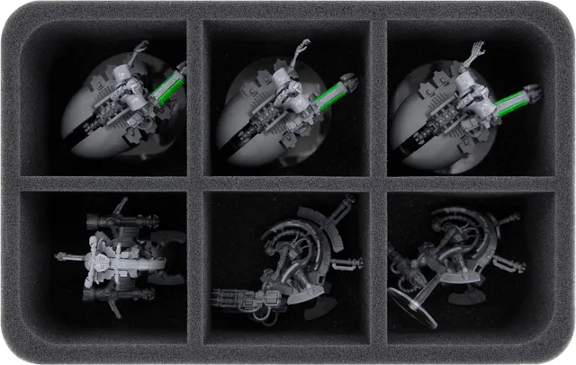 feldherr-hs075a023-schaumstoff-necrons-warhammer-6-f-cher-half-size image 1