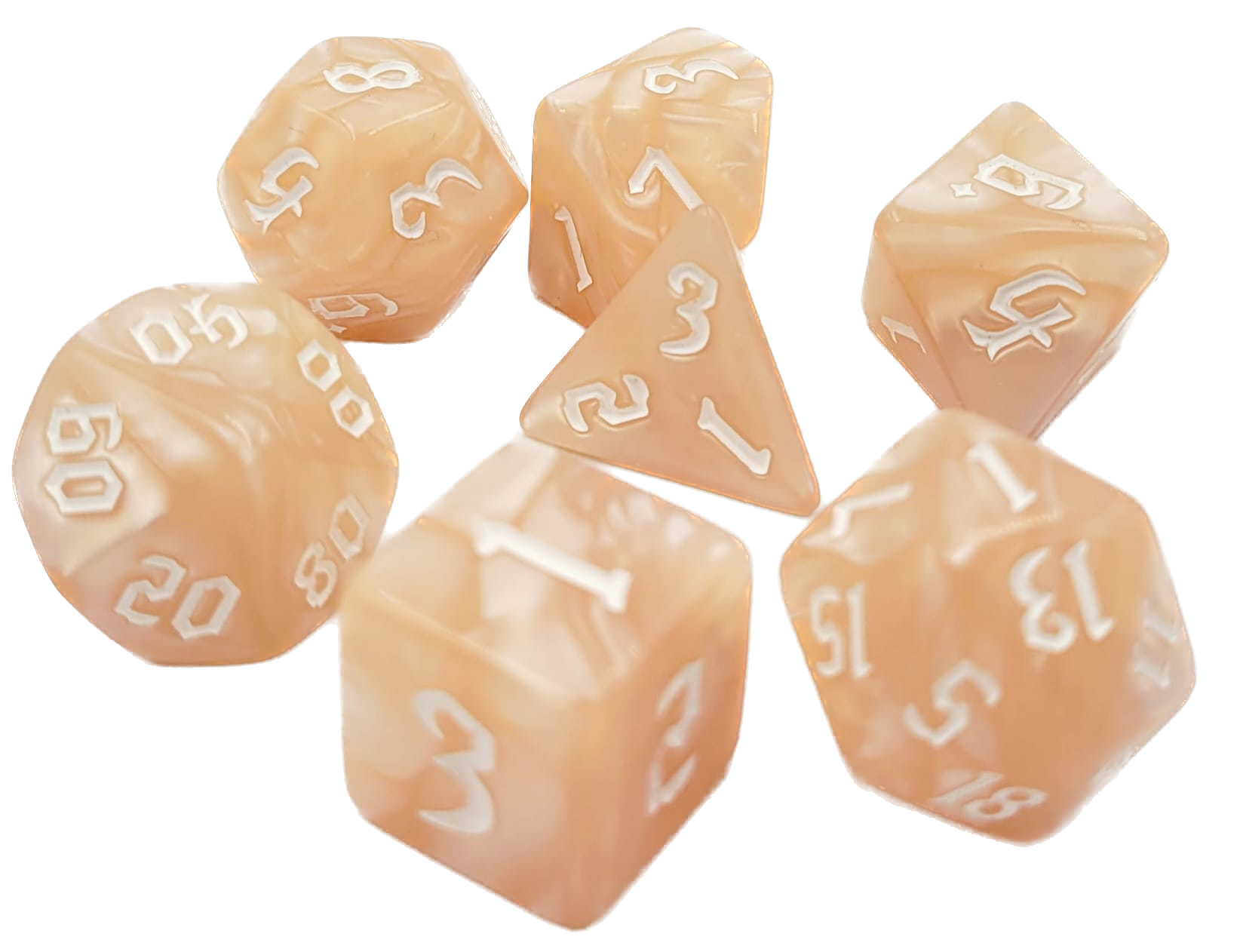 dice4friends-7-teiliges-rpg-w-rfelset-pearl-beige-7-st-ck image 1