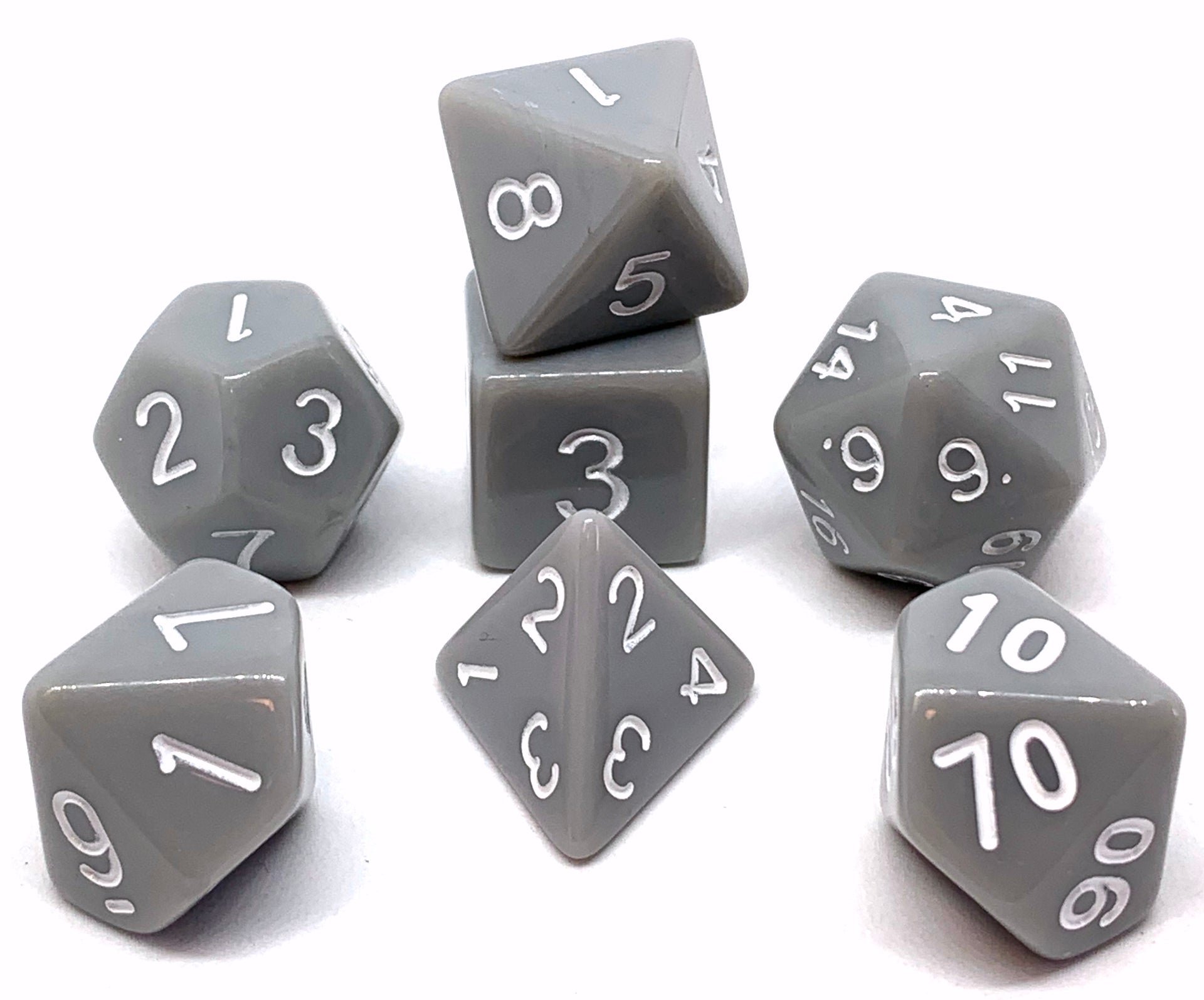 dice4friends-opaque-grey-7-teiliges-w-rfelset-grau-wei image 1
